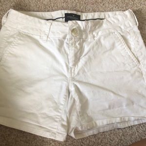 White American eagle shorts